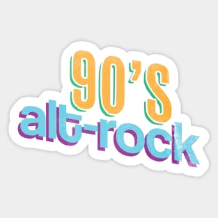 90's Alt Rock Sticker